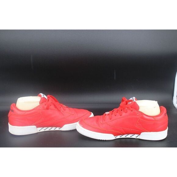 Red Leather REEBOK club C international low casual sneaker Shoe BS5212 Mens 9.5